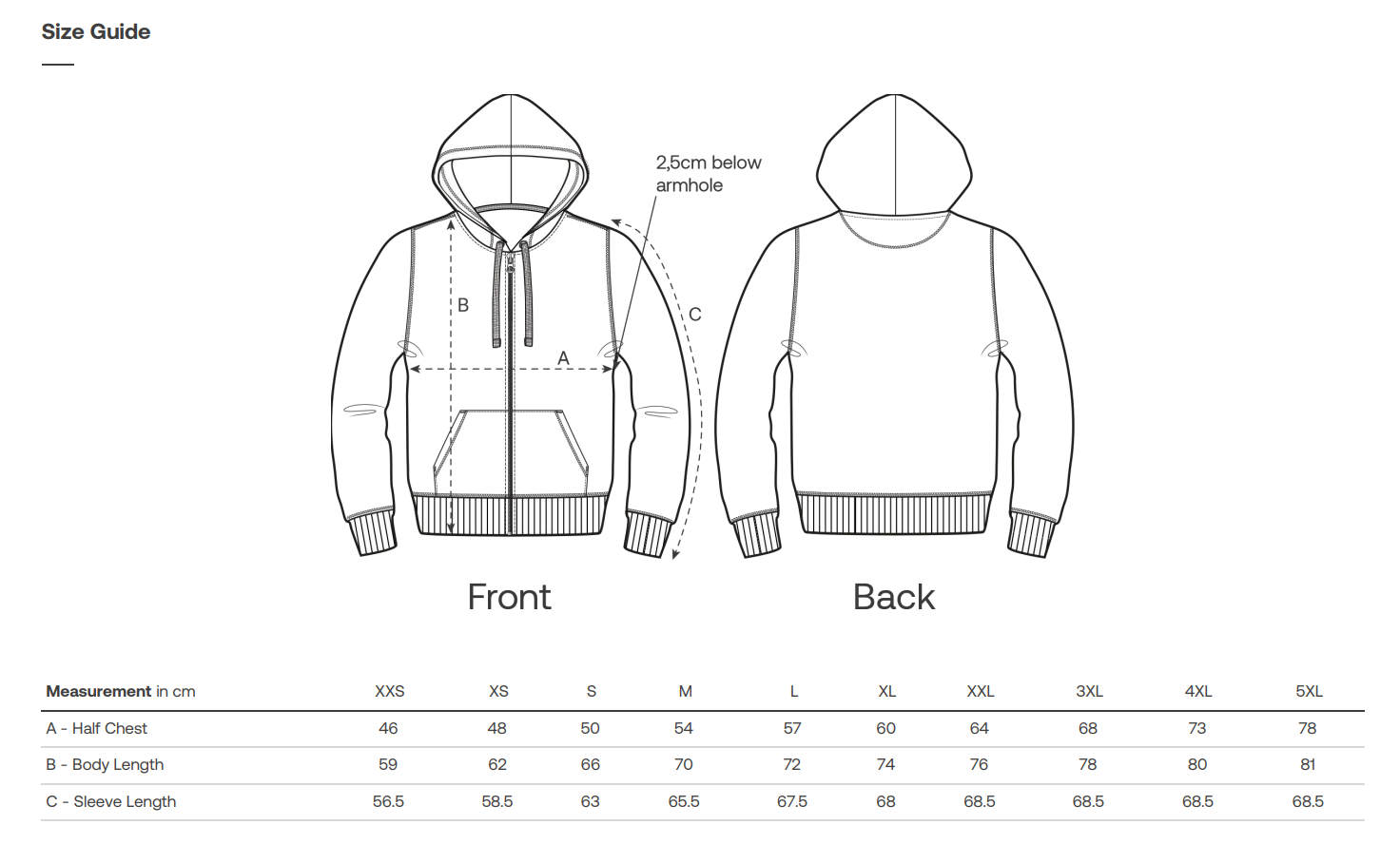 Unisex Zipped Hoodie