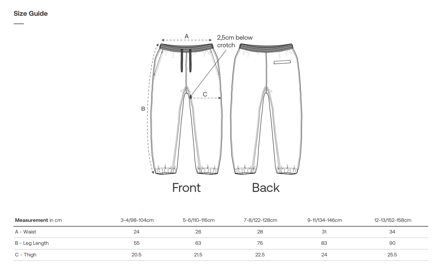 Kids Joggers